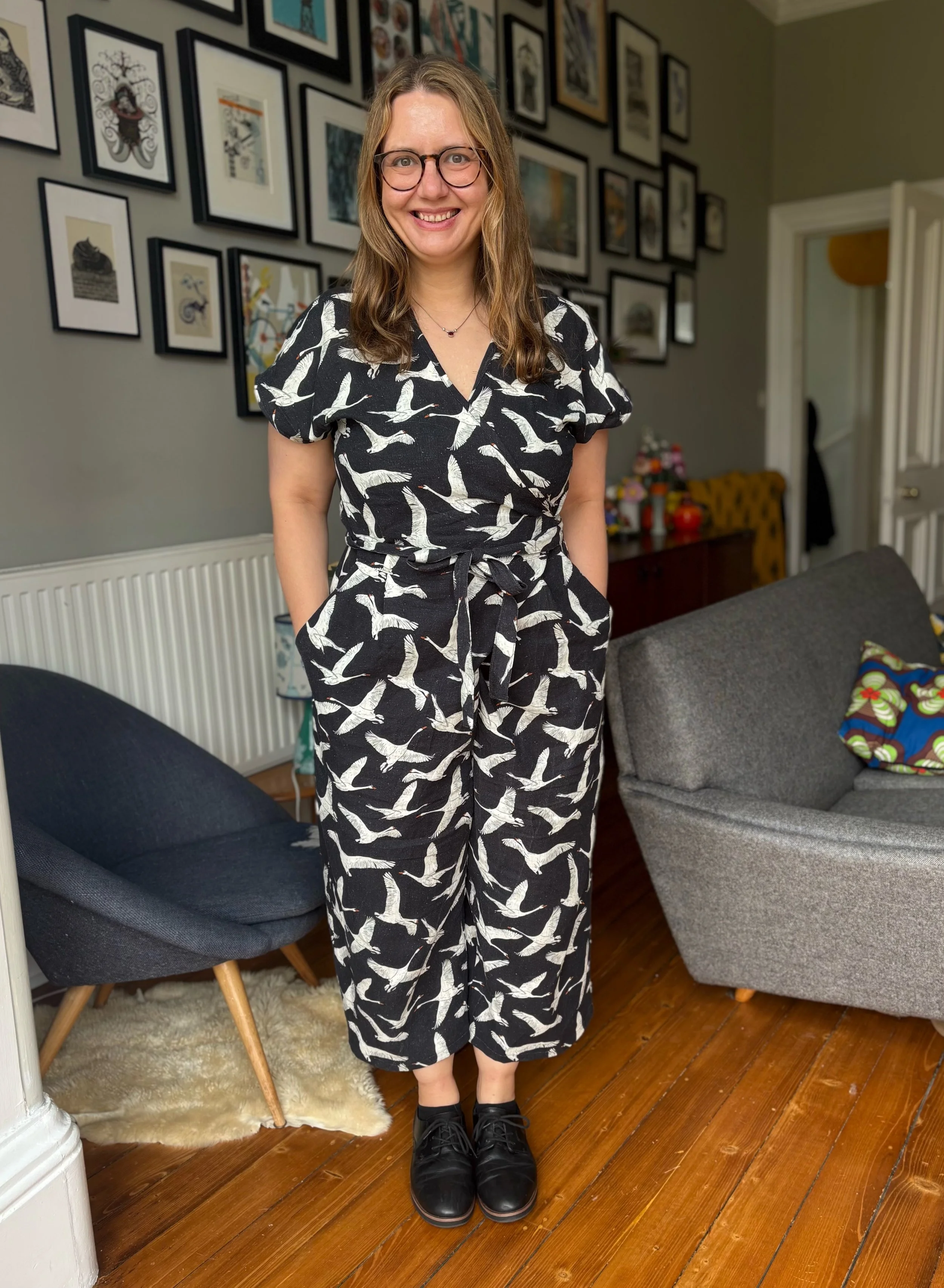 Flying Swans Zadie jumpsuit — apple franca